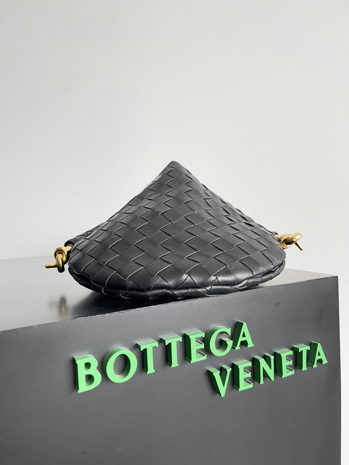Bottega Veneta Small Solstice Shoulder Bag Black B740898