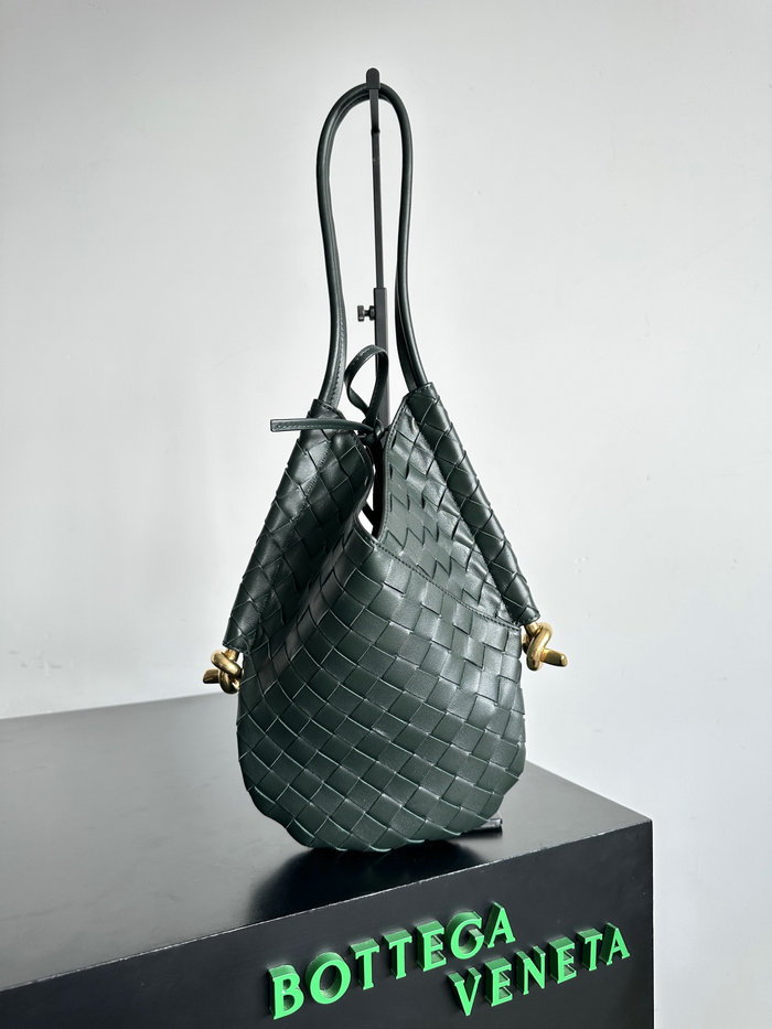 Bottega Veneta Small Solstice Shoulder Bag Green B740898