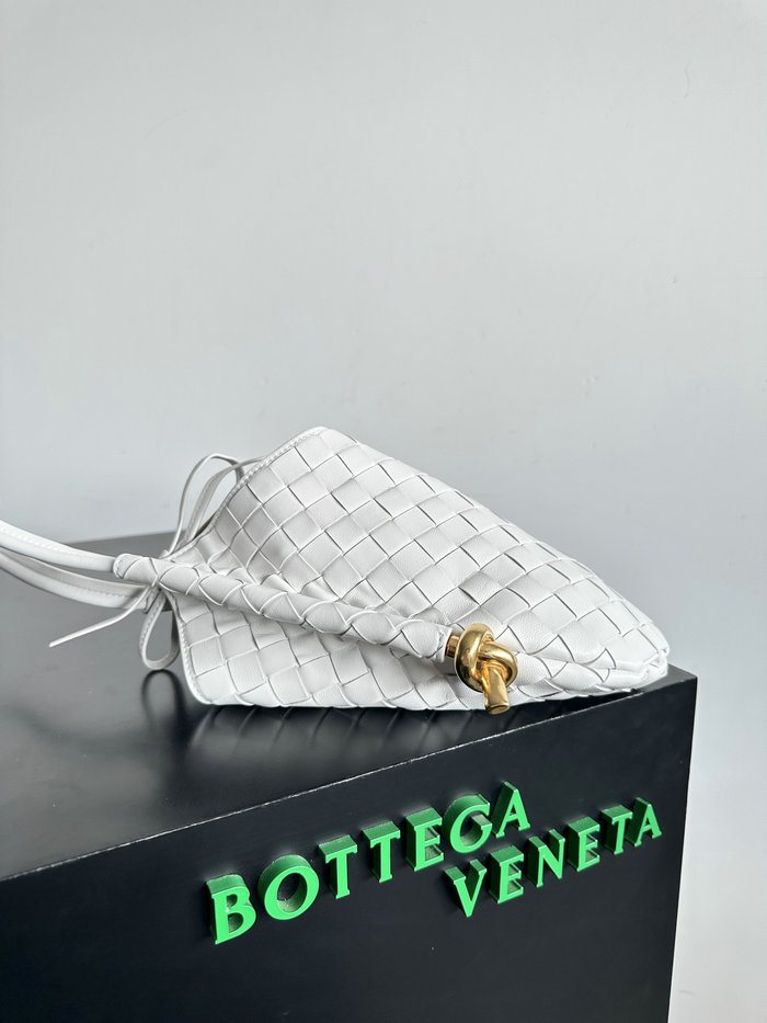 Bottega Veneta Small Solstice Shoulder Bag White B740898