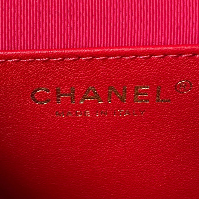 Chanel Calfskin Small Backpack Red AS4275