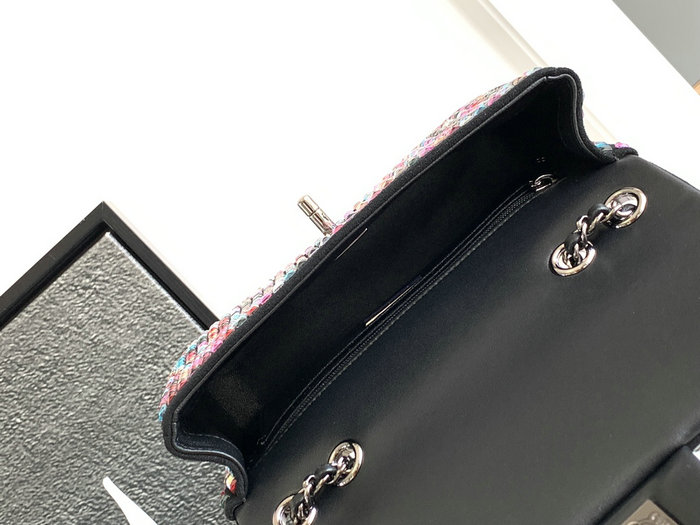 Chanel Small Flap Evening Bag With Crystal Multicolor AS23