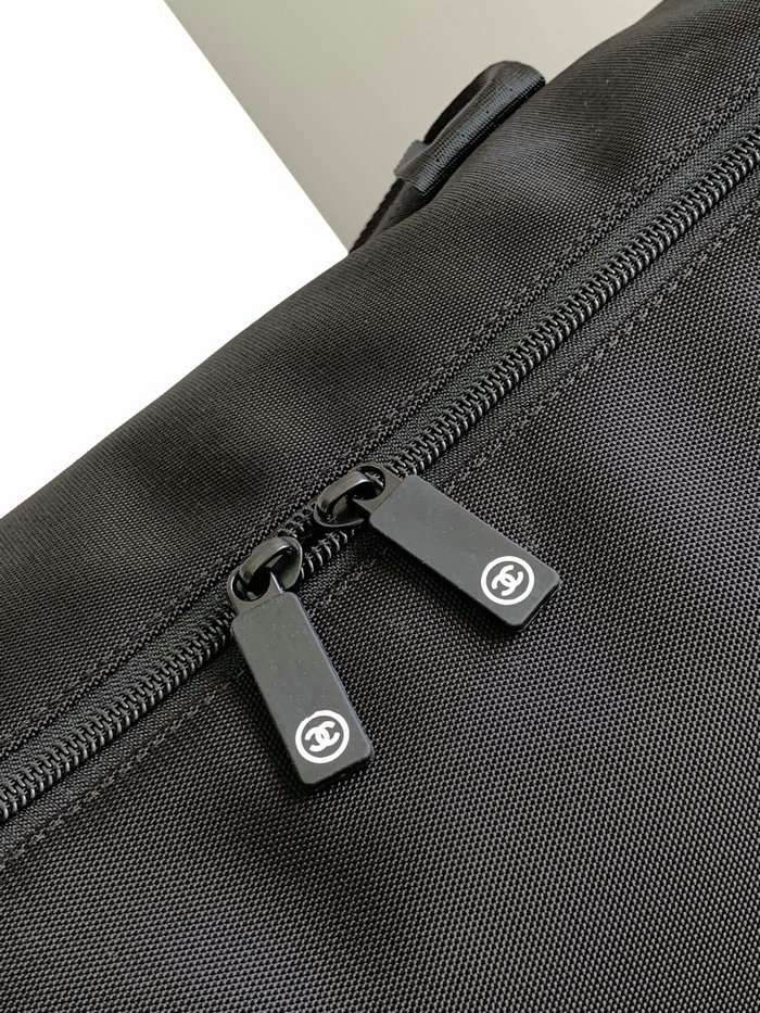 Chanel Travel Duffle Bag Black AS3533