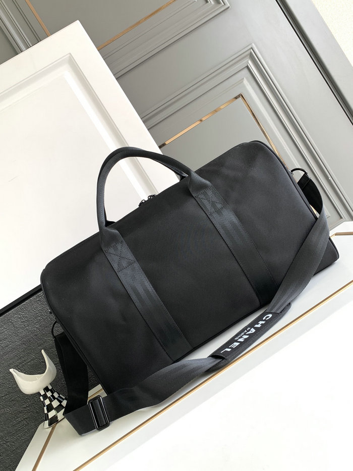Chanel Travel Duffle Bag White AS3533