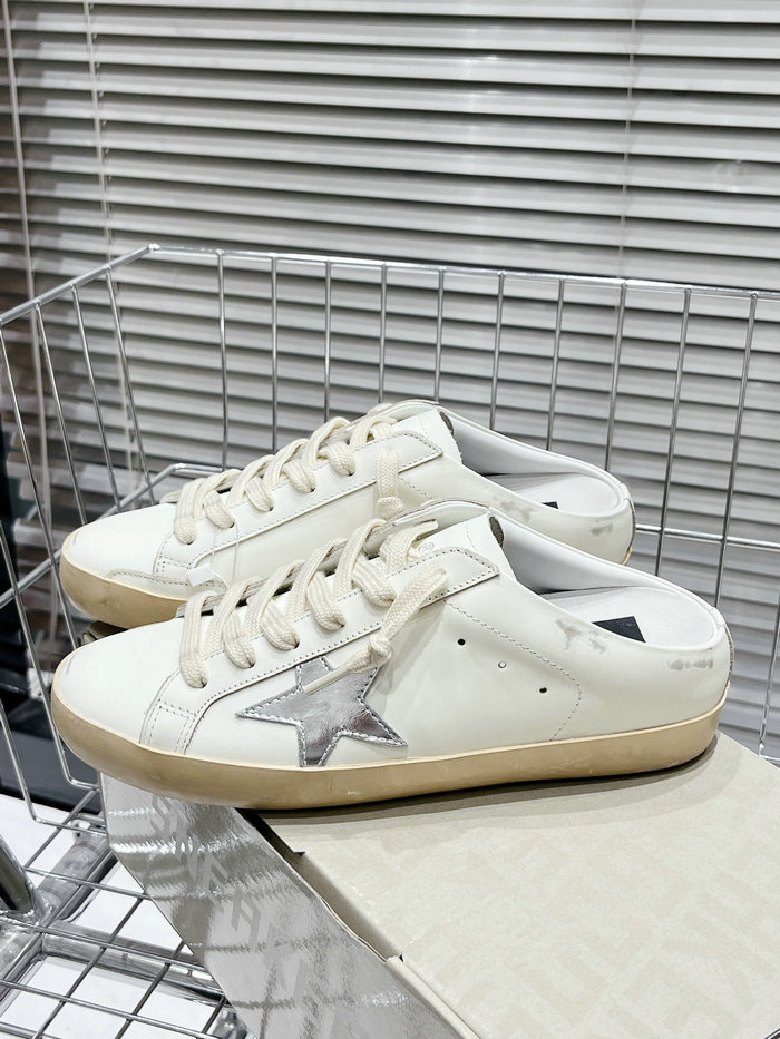 Golden Goose Calfskin Slippers SNG082622