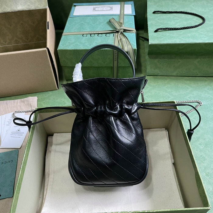 Gucci Blondie Mini Bucket Bag Black 760313