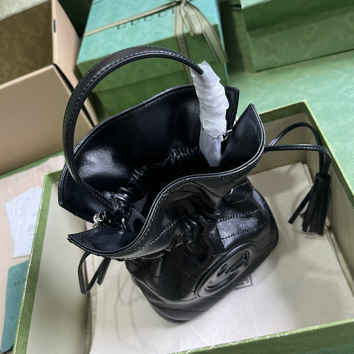 Gucci Blondie Mini Bucket Bag Black 760313