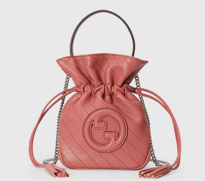 Gucci Blondie Mini Bucket Bag Pink 760313