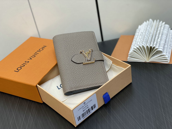 LV Vertical Compact Wallet Grey M81561