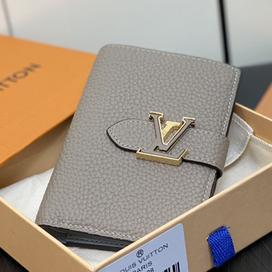 LV Vertical Compact Wallet Grey M81561