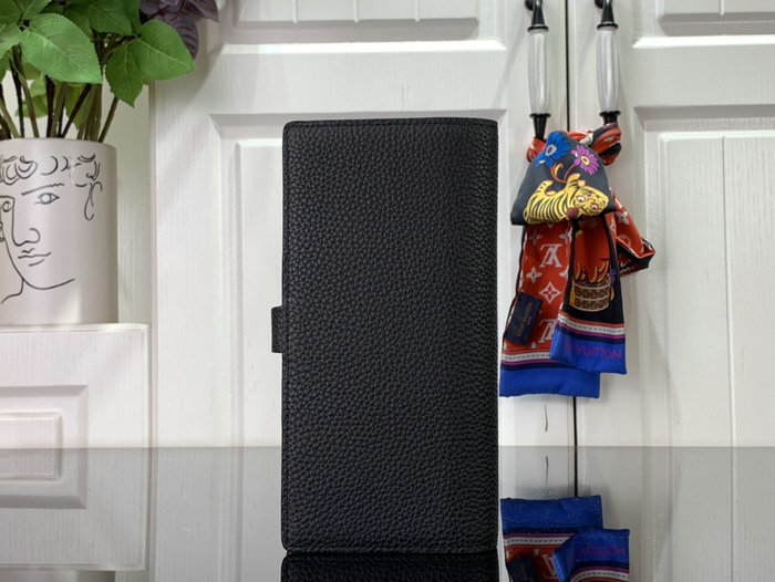 LV Vertical Wallet Black M81330
