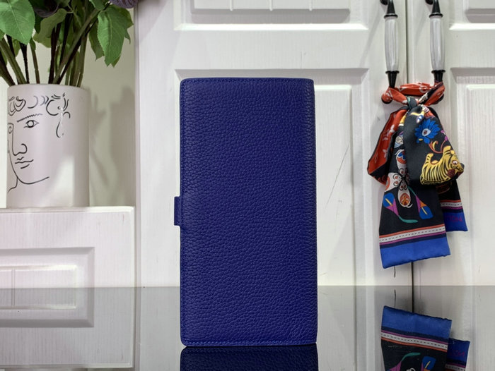 LV Vertical Wallet Blue M81330