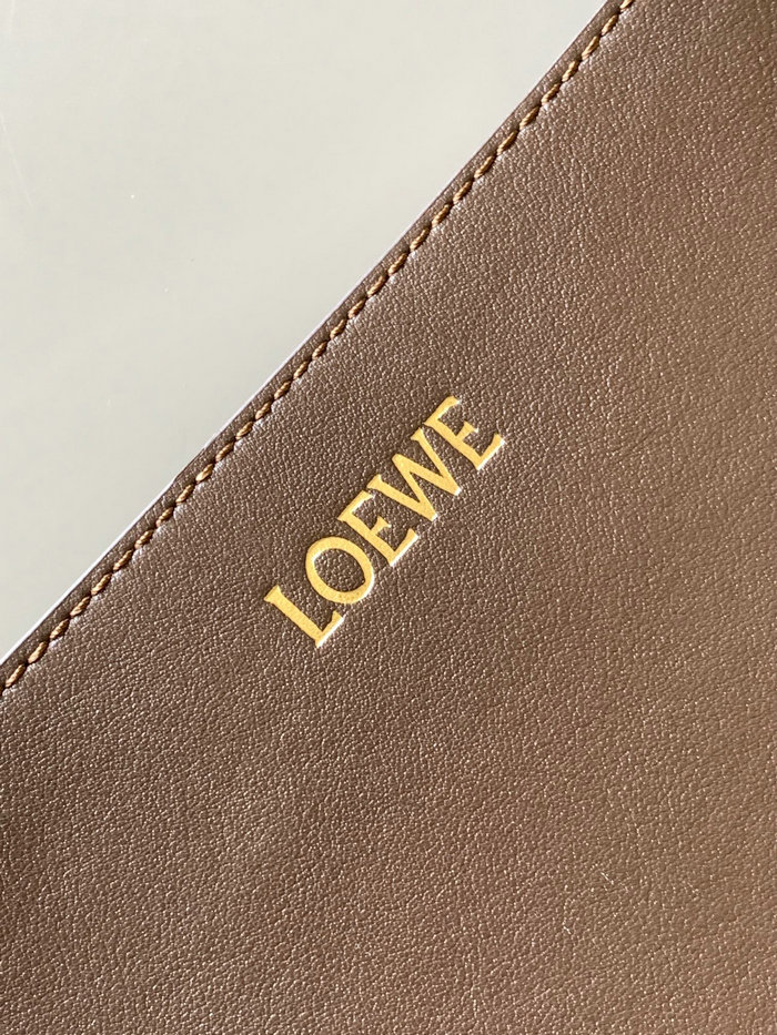 Loewe Large Puzzle Fold Tote Brown L9033