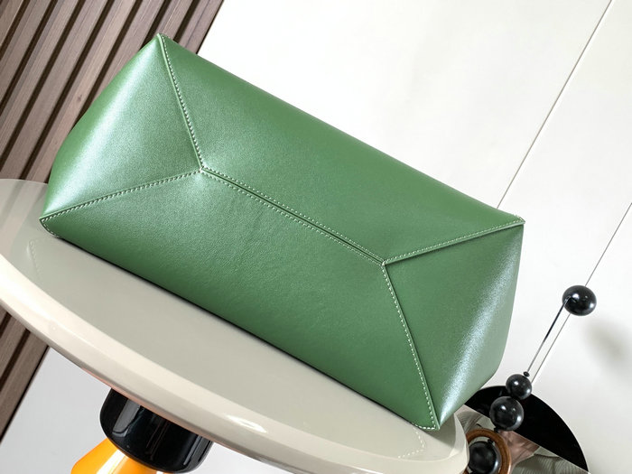 Loewe Large Puzzle Fold Tote Green L9033