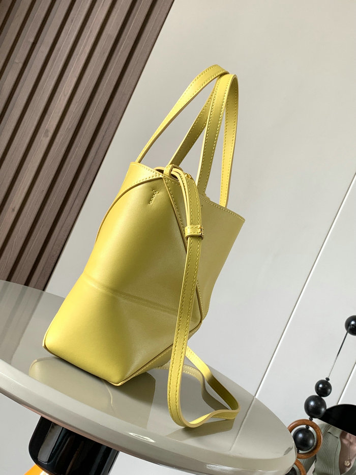 Loewe Mini Puzzle Fold Tote Bright Ochre L9030