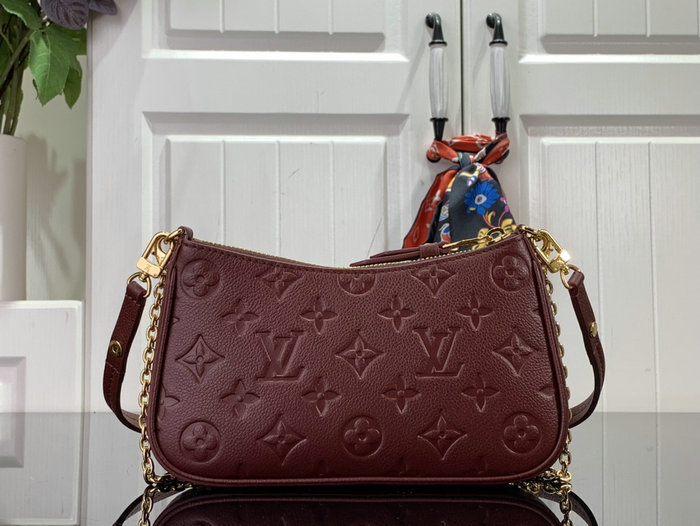 Louis Vuitton Easy Pouch On Strap Burgundy M81066
