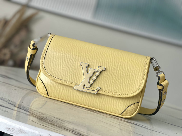 Louis Vuitton Epi Leather Buci Yellow M59386