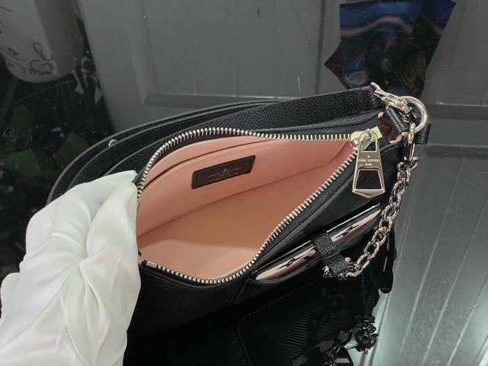 Louis Vuitton Epi Leather Marellini Bag Black M20998