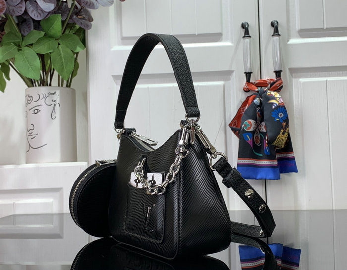 Louis Vuitton Epi Leather Marellini Bag Black M20998
