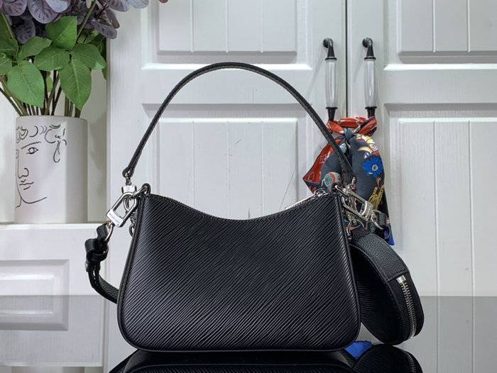 Louis Vuitton Epi Leather Marellini Bag Black M20998