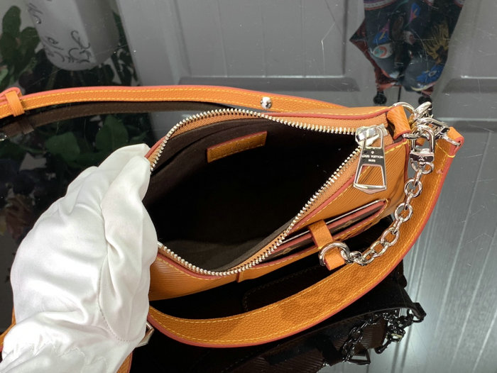 Louis Vuitton Epi Leather Marellini Bag Brown M20998