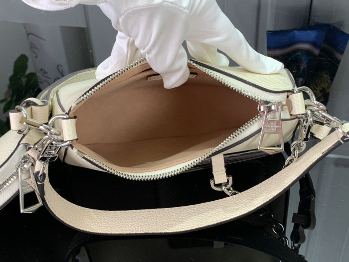 Louis Vuitton Epi Leather Marellini Bag Cream M20998