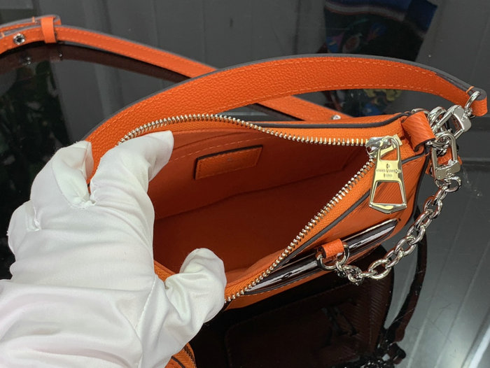 Louis Vuitton Epi Leather Marellini Bag Orange M20998