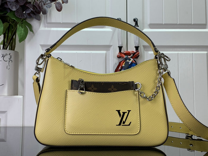 Louis Vuitton Epi Leather Marellini Bag Yellow M20998