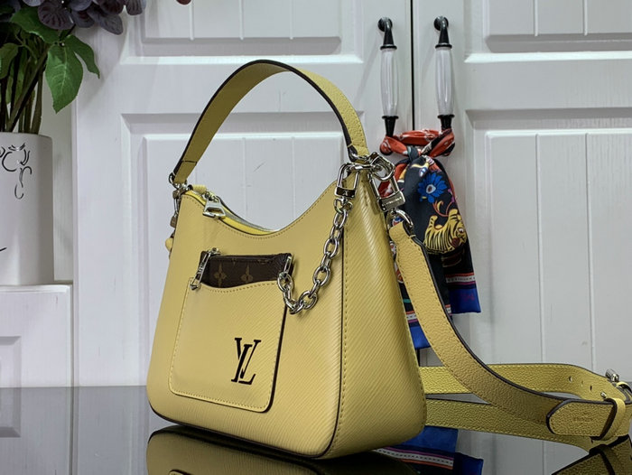 Louis Vuitton Epi Leather Marellini Bag Yellow M20998