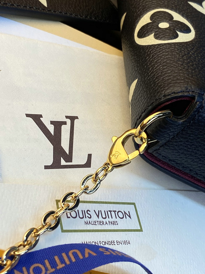 Louis Vuitton Monogram Empreinte Pochette Felicie Black M64065