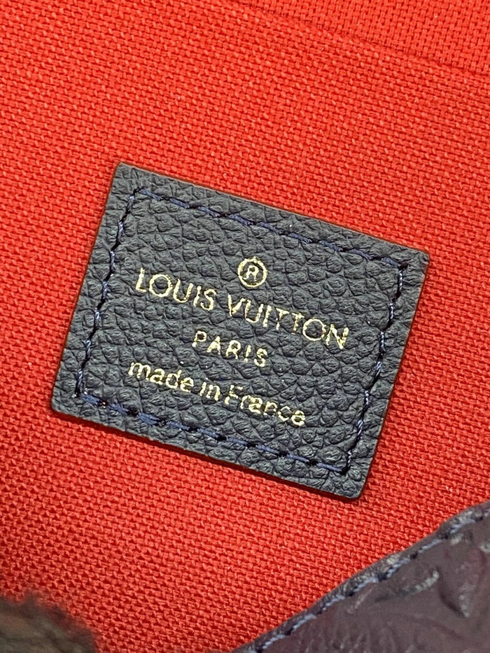 Louis Vuitton Monogram Empreinte Pochette Felicie Blue M64065