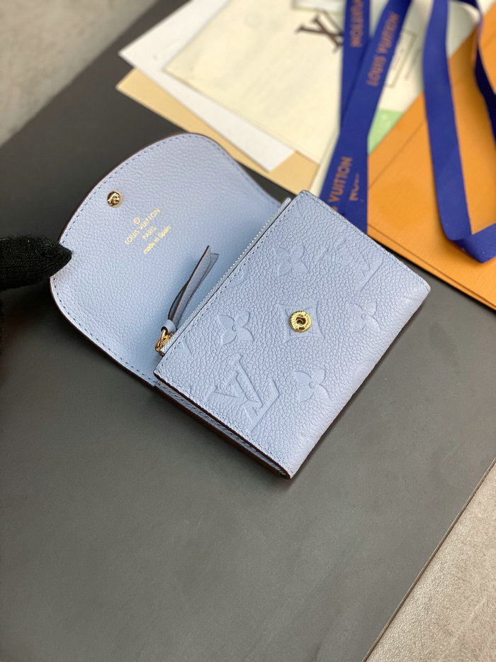 Louis Vuitton Rosalie Coin Purse Light Blue M81520