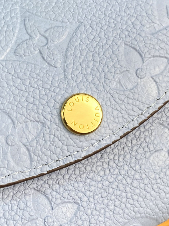 Louis Vuitton Rosalie Coin Purse Light Blue M81520