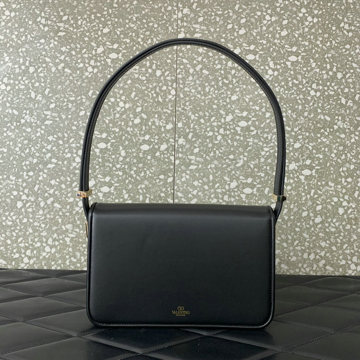 Valentino Garavani Shoulder Letter Bag Black V5080