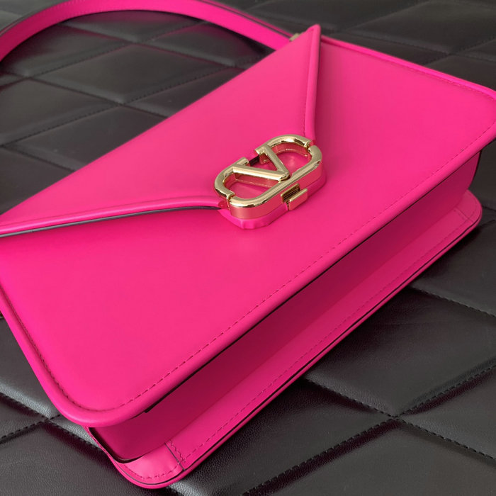 Valentino Garavani Shoulder Letter Bag Pink V5080