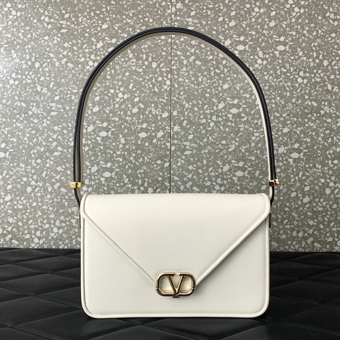 Valentino Garavani Shoulder Letter Bag White V5080