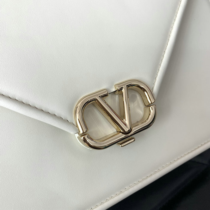 Valentino Garavani Shoulder Letter Bag White V5080