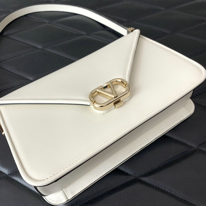 Valentino Garavani Shoulder Letter Bag White V5080