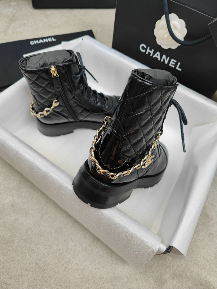 Chanel Leather Boots SNC090818