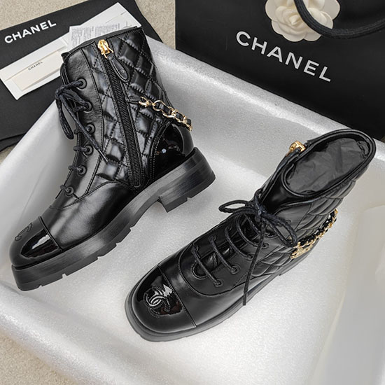 Chanel Leather Boots SNC090818