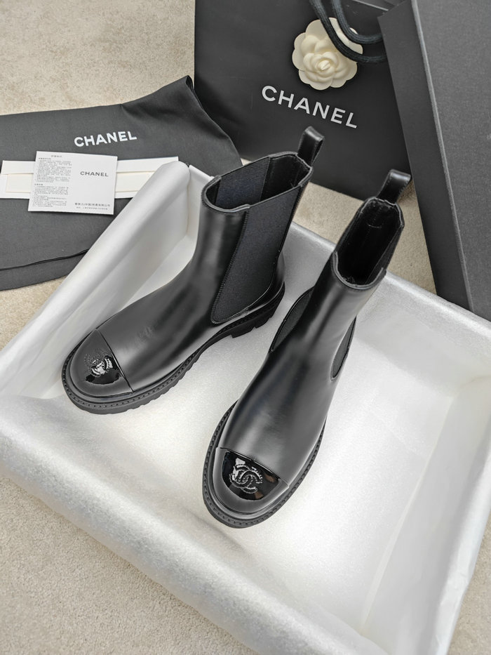 Chanel Leather Boots SNC090822