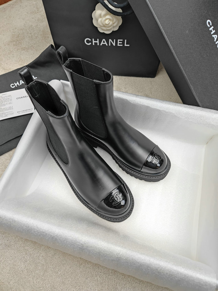 Chanel Leather Boots SNC090822