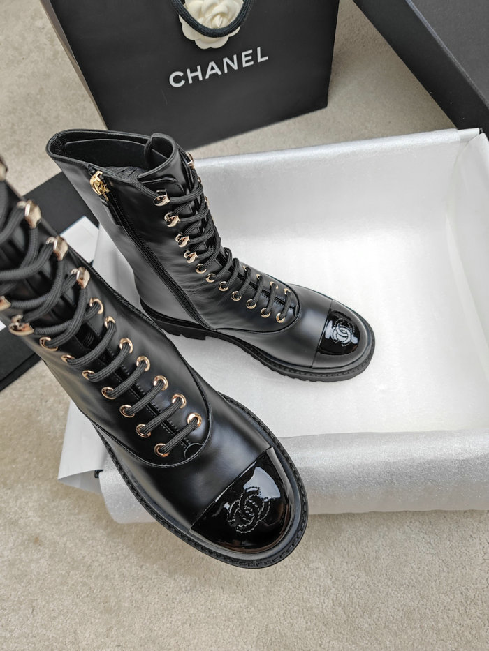 Chanel Leather Boots SNC090824