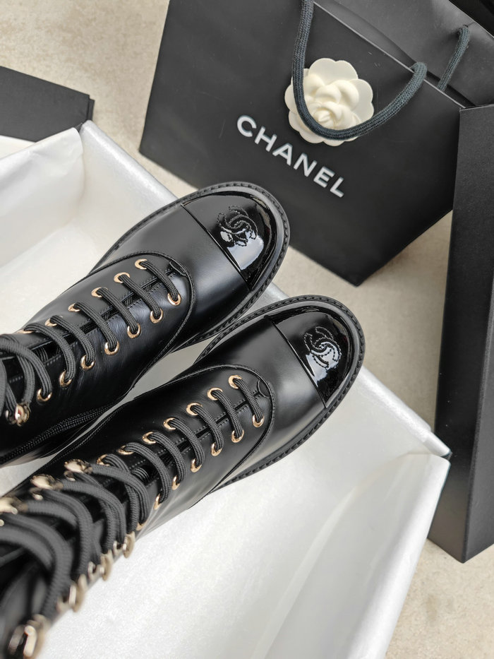 Chanel Leather Boots SNC090824