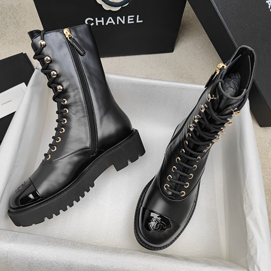 Chanel Leather Boots SNC090824