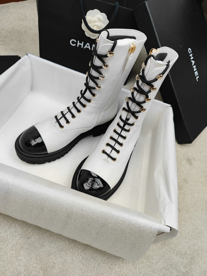 Chanel Leather Boots SNC090825