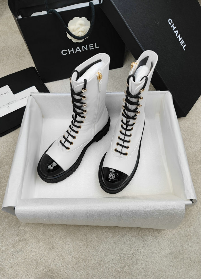 Chanel Leather Boots SNC090825
