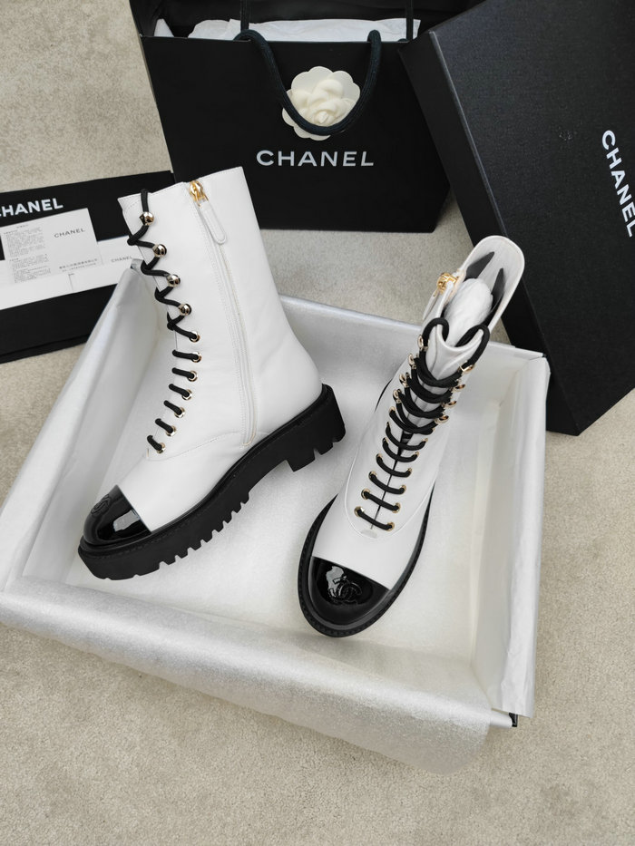 Chanel Leather Boots SNC090825