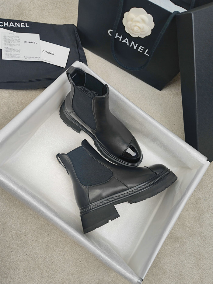 Chanel Leather Boots SNC090826