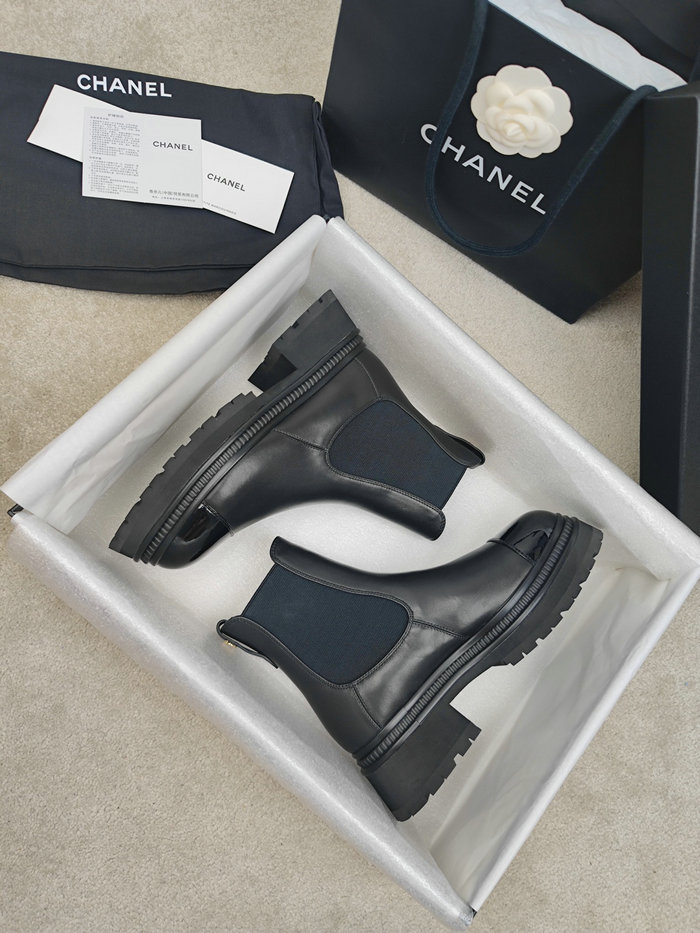 Chanel Leather Boots SNC090826