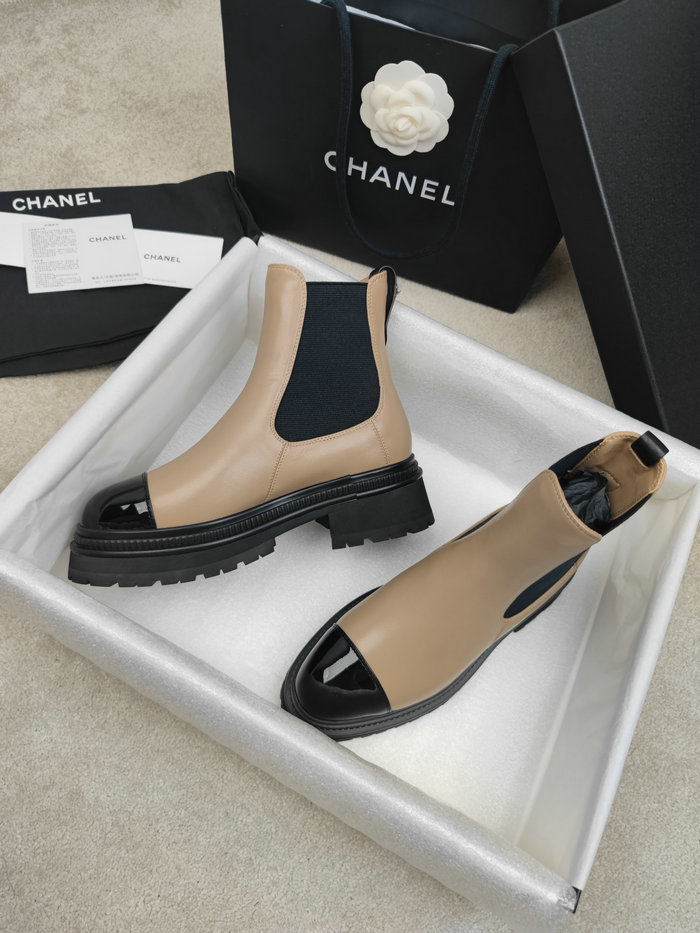 Chanel Leather Boots SNC090827